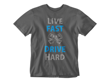 Camiseta Live Fast Drive Hard